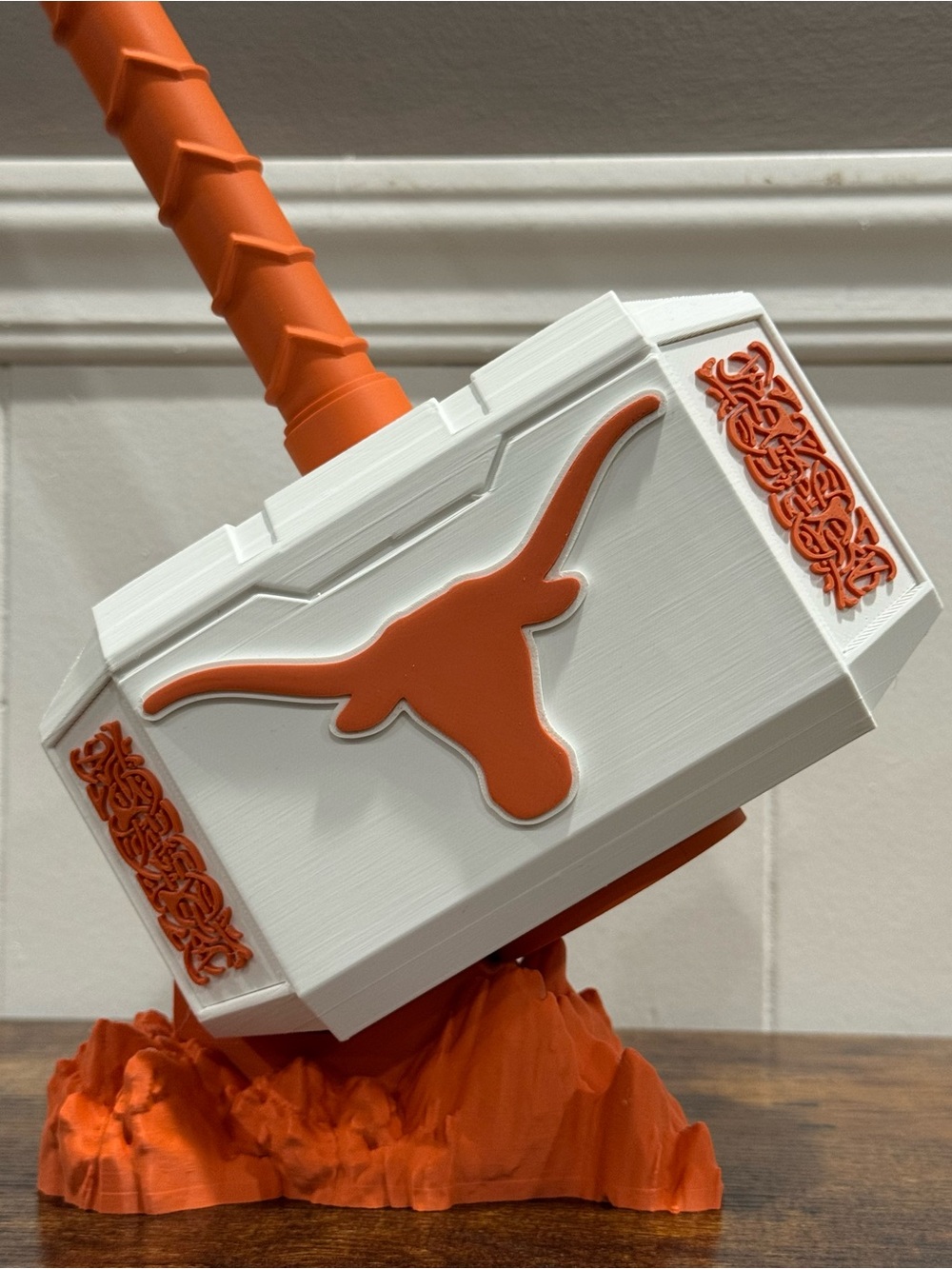 Longhorns University Texas Austin Thor Hammer & Rock NCAA Collegiate Fan Gift